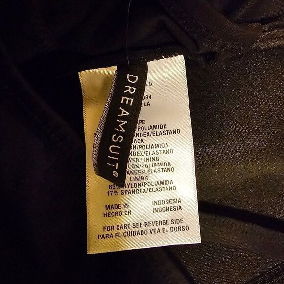 DREAMSUIT by Miracle Brands Black Ruched One-Piece Swimsuit - Size 8 NWT - Picture 7 of 10